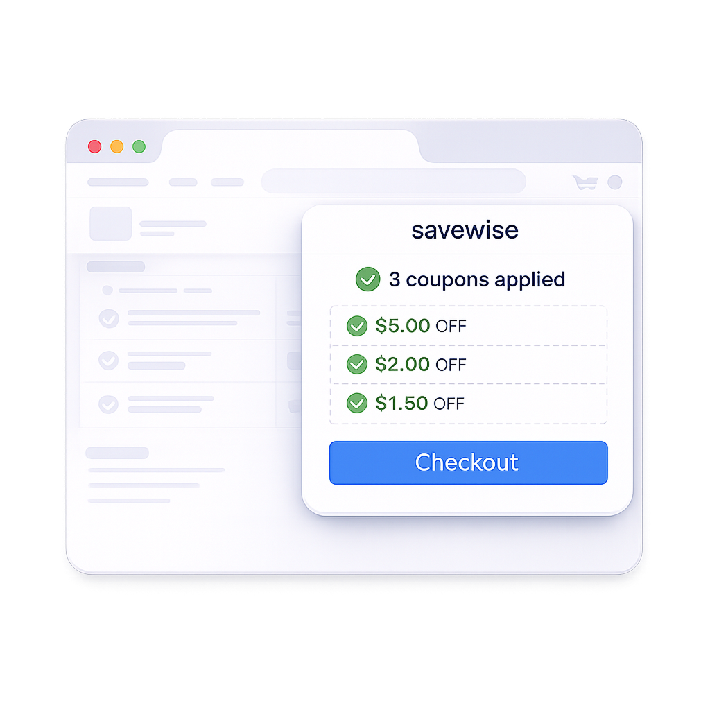 Watch coupons clip automatically
